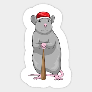 Rat Baseball Baseball bat Sticker